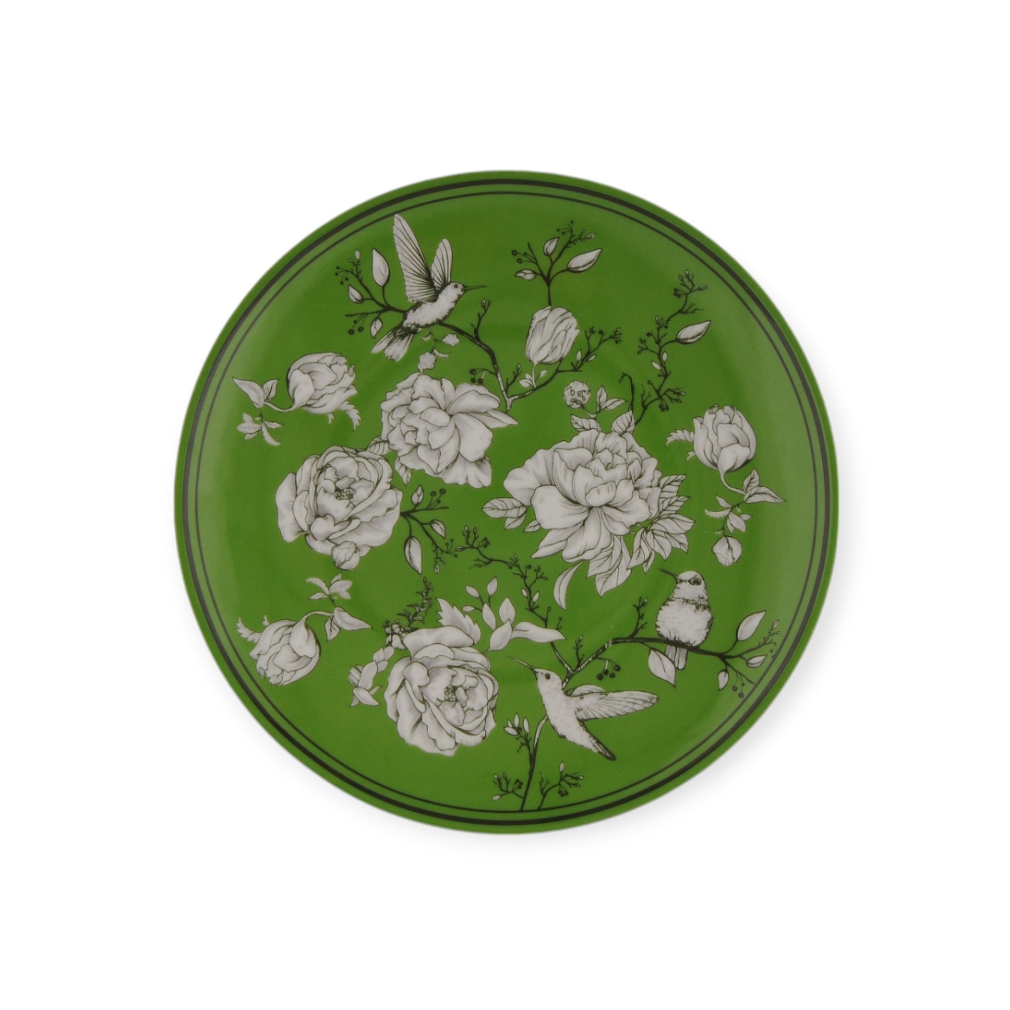 Rose Glow Green 25 Cm Porselen Tabak