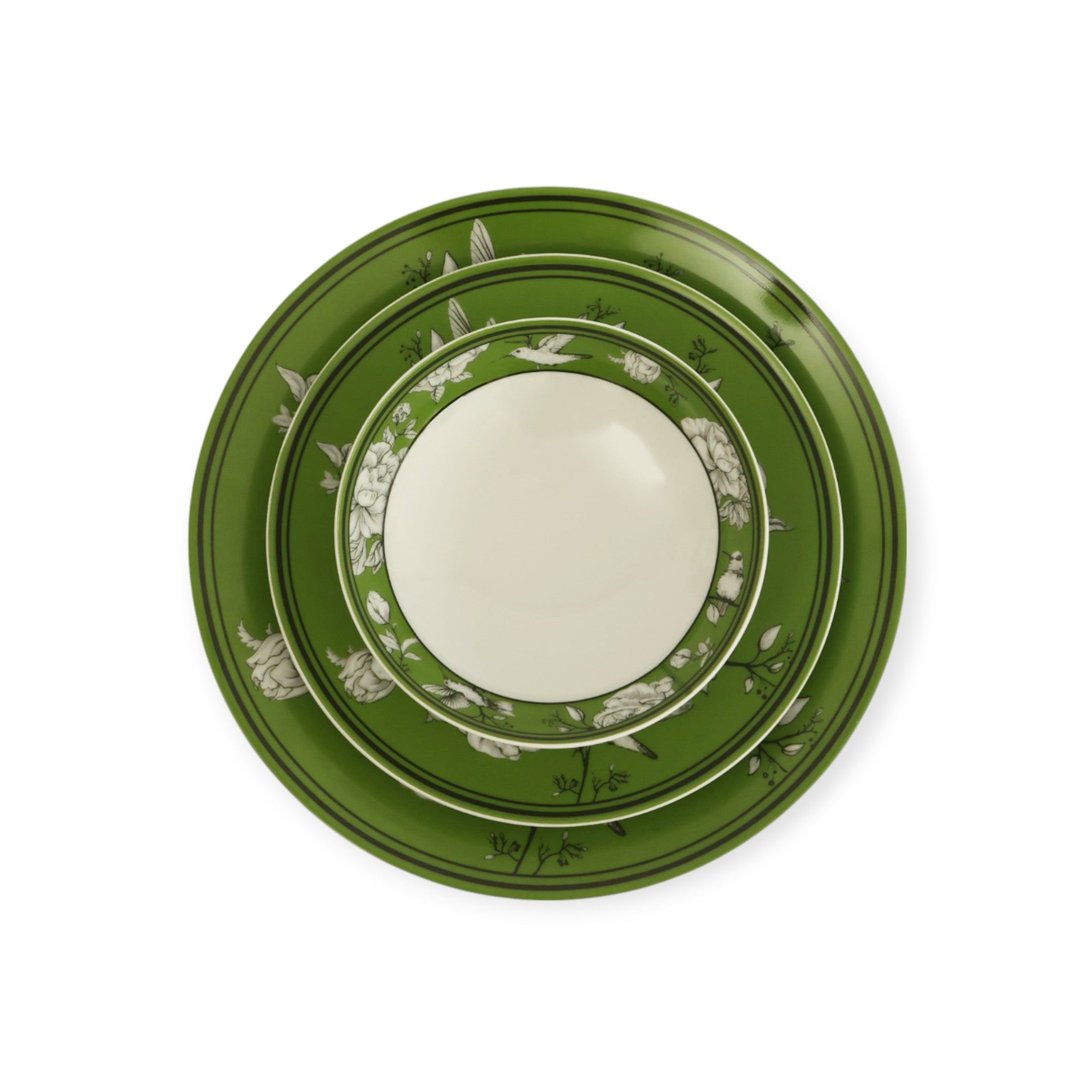 Rose Glow Green 18 Parça 6 Kişilik Yemek Takımı