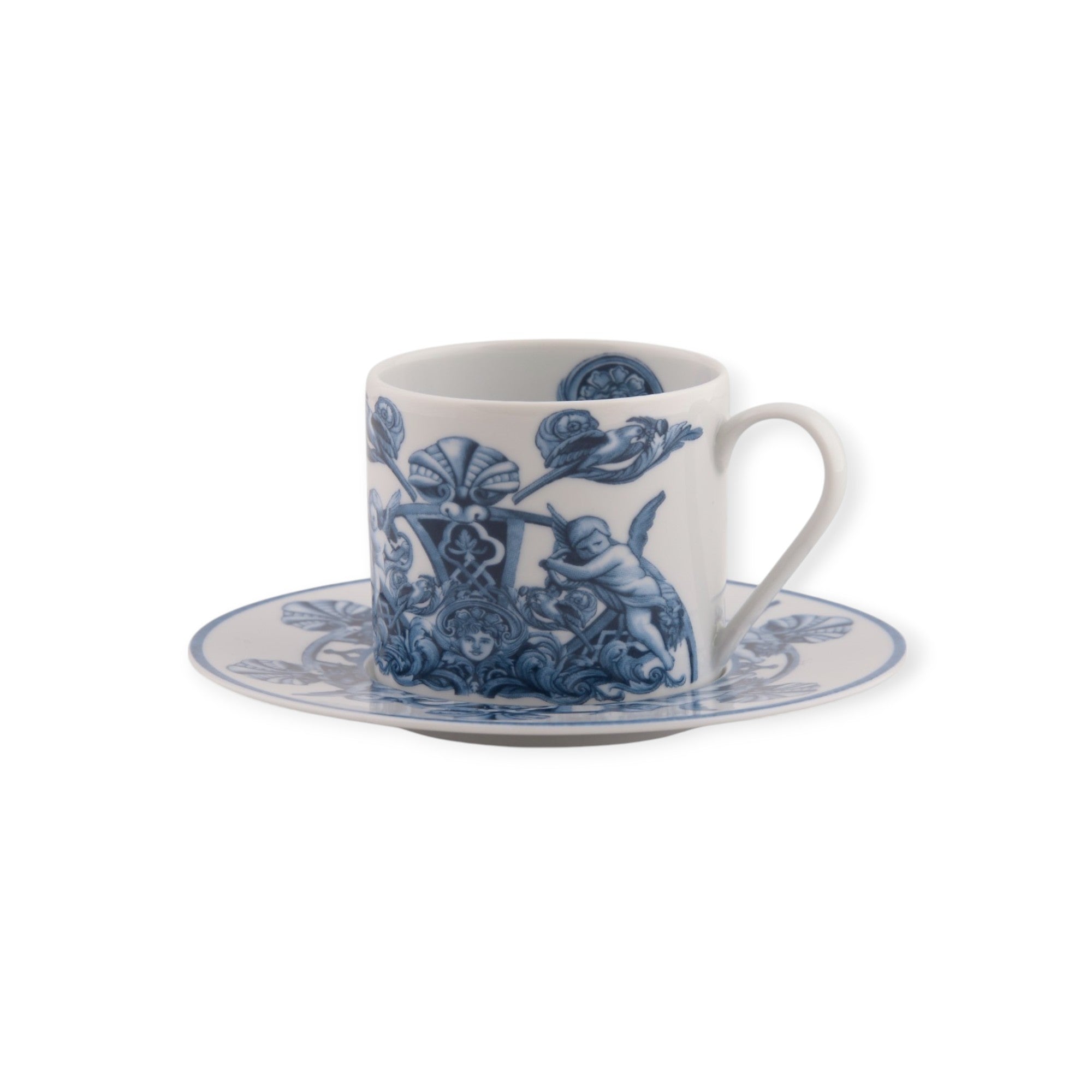 Blue Blanc Royale Porselen Çay Fincanı