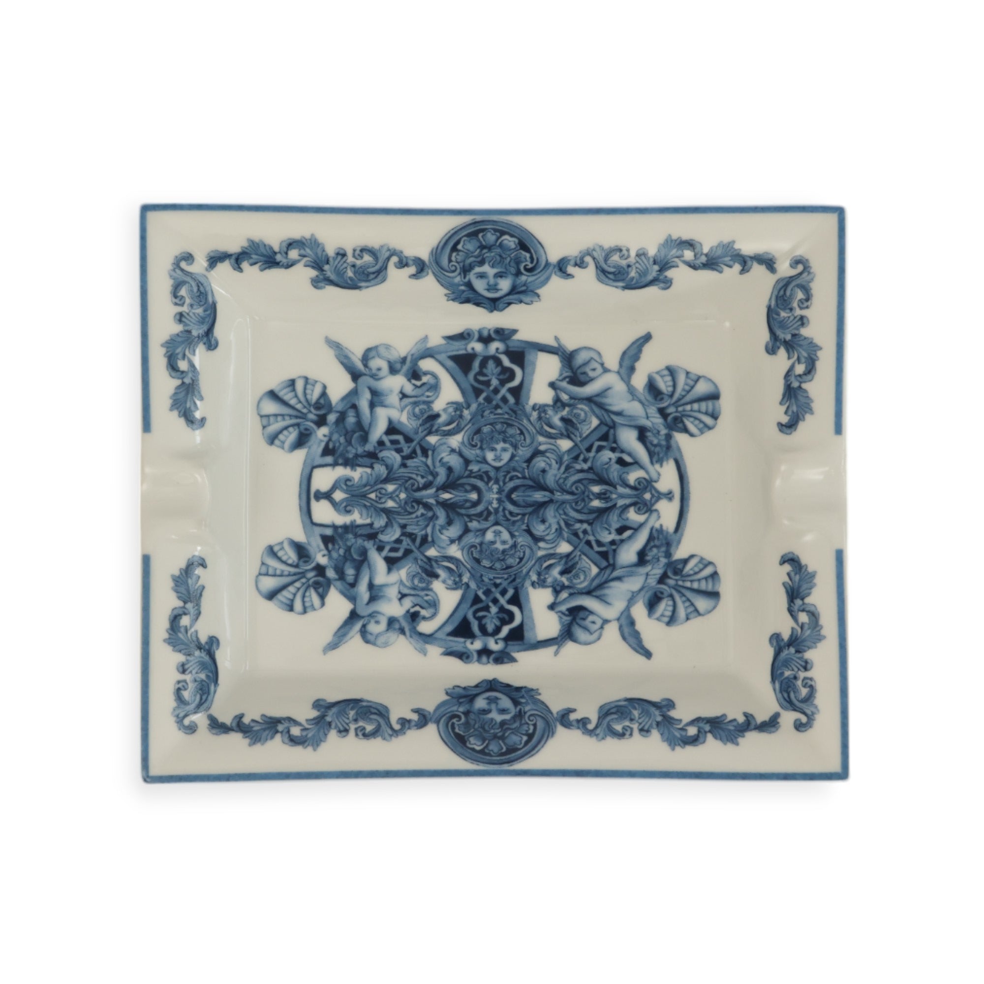 Blue Blanc Royale Porselen Kül Tablası