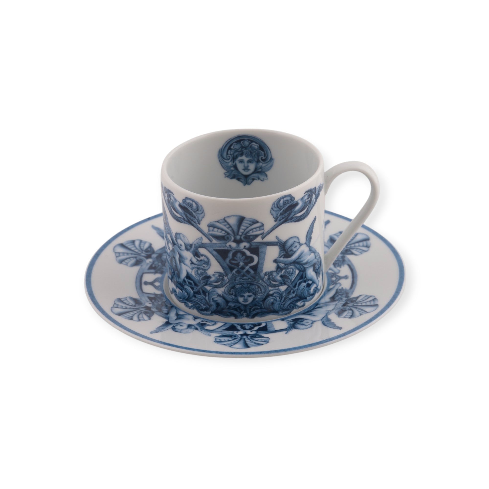 Blue Blanc Royale Porselen Çay Fincanı