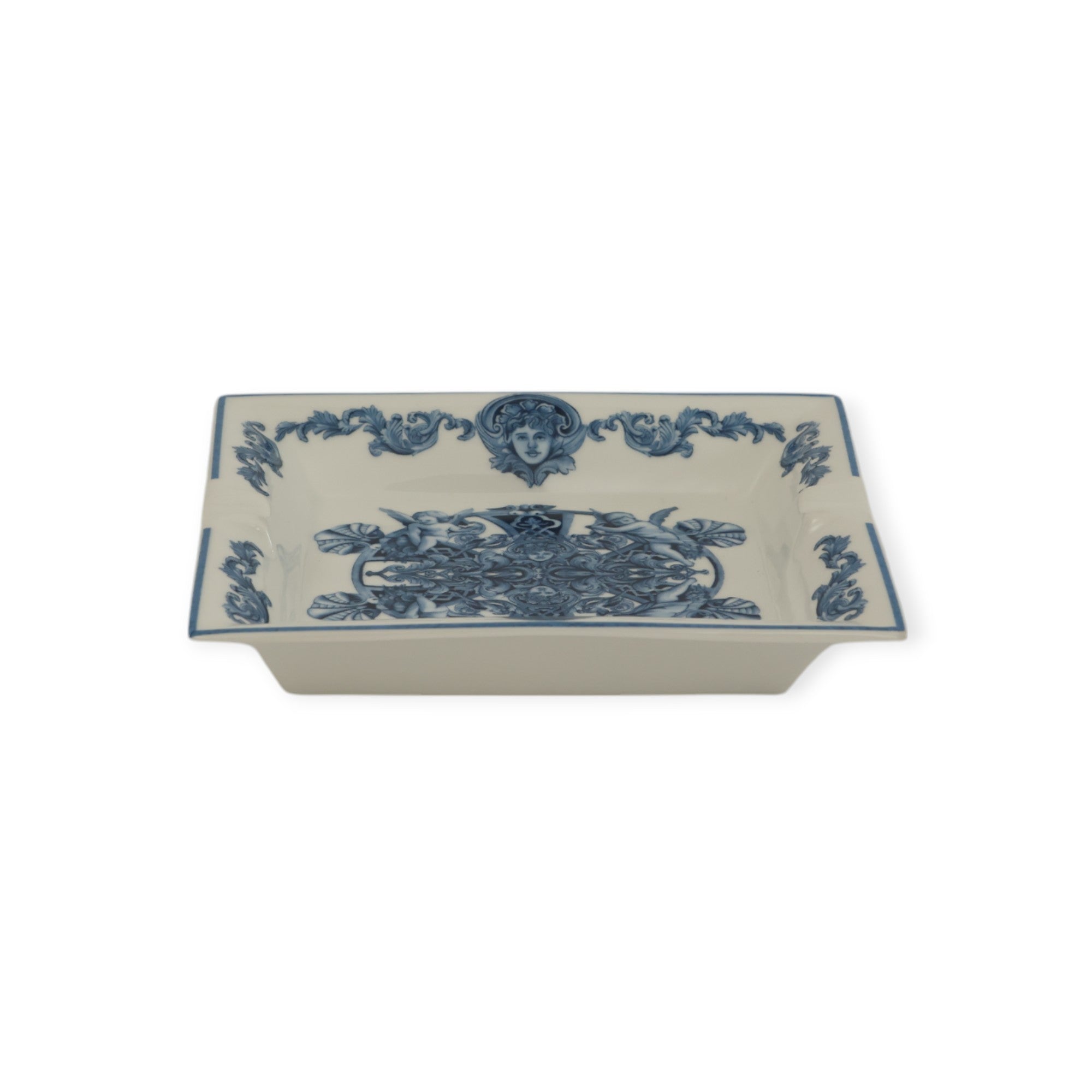 Blue Blanc Royale Porselen Kül Tablası