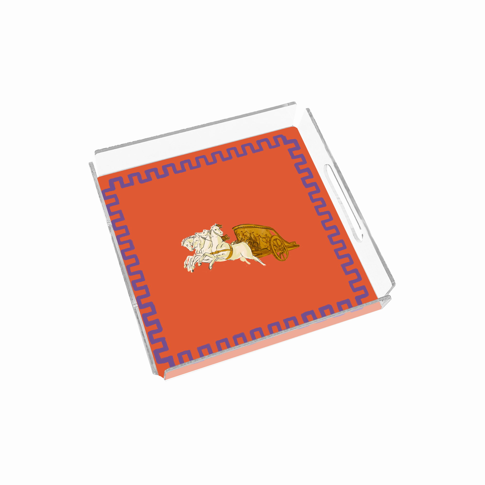 Imperium Orange 24x24 Pleksi Tepsi