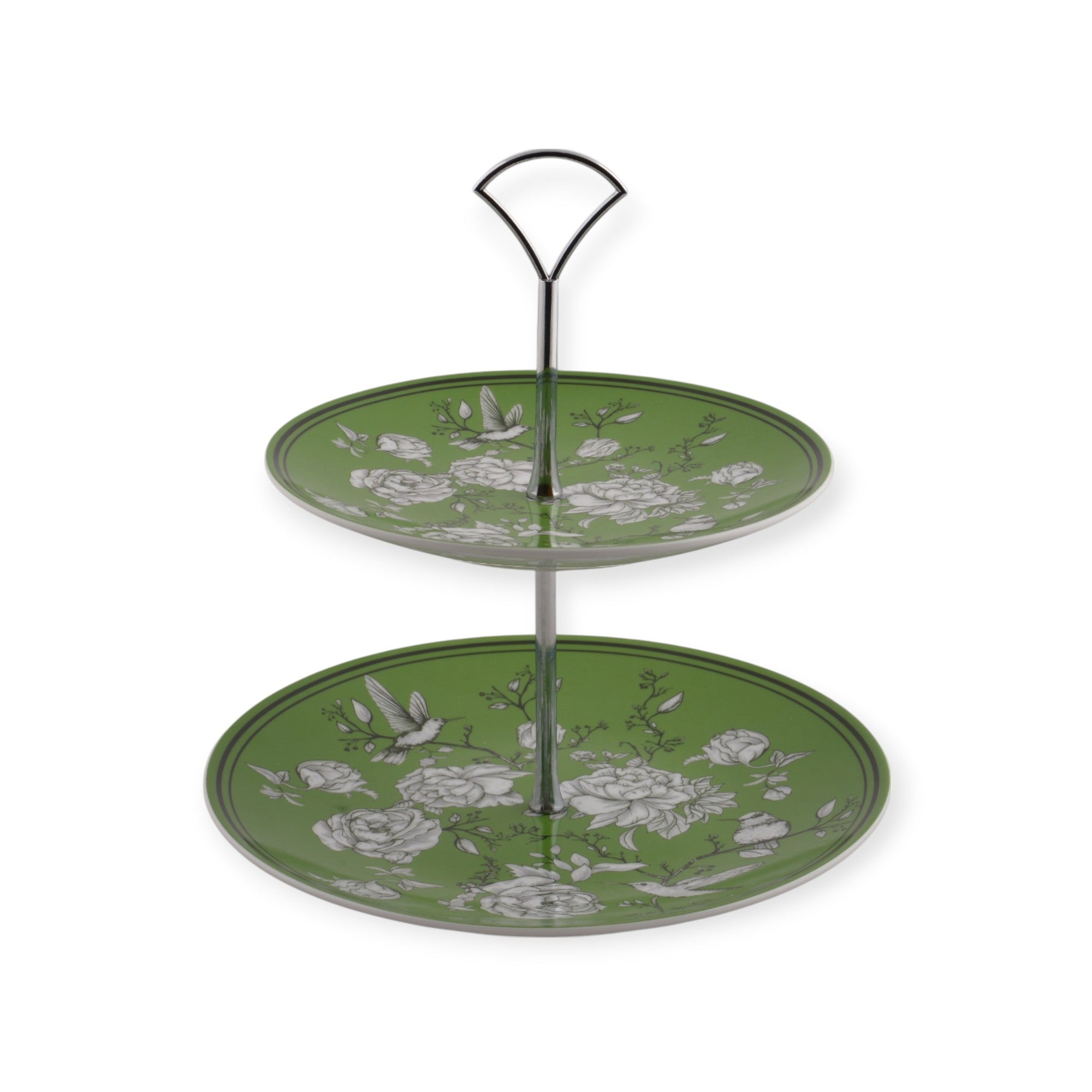 Rose Glow Green 2 Katlı Kek Standı