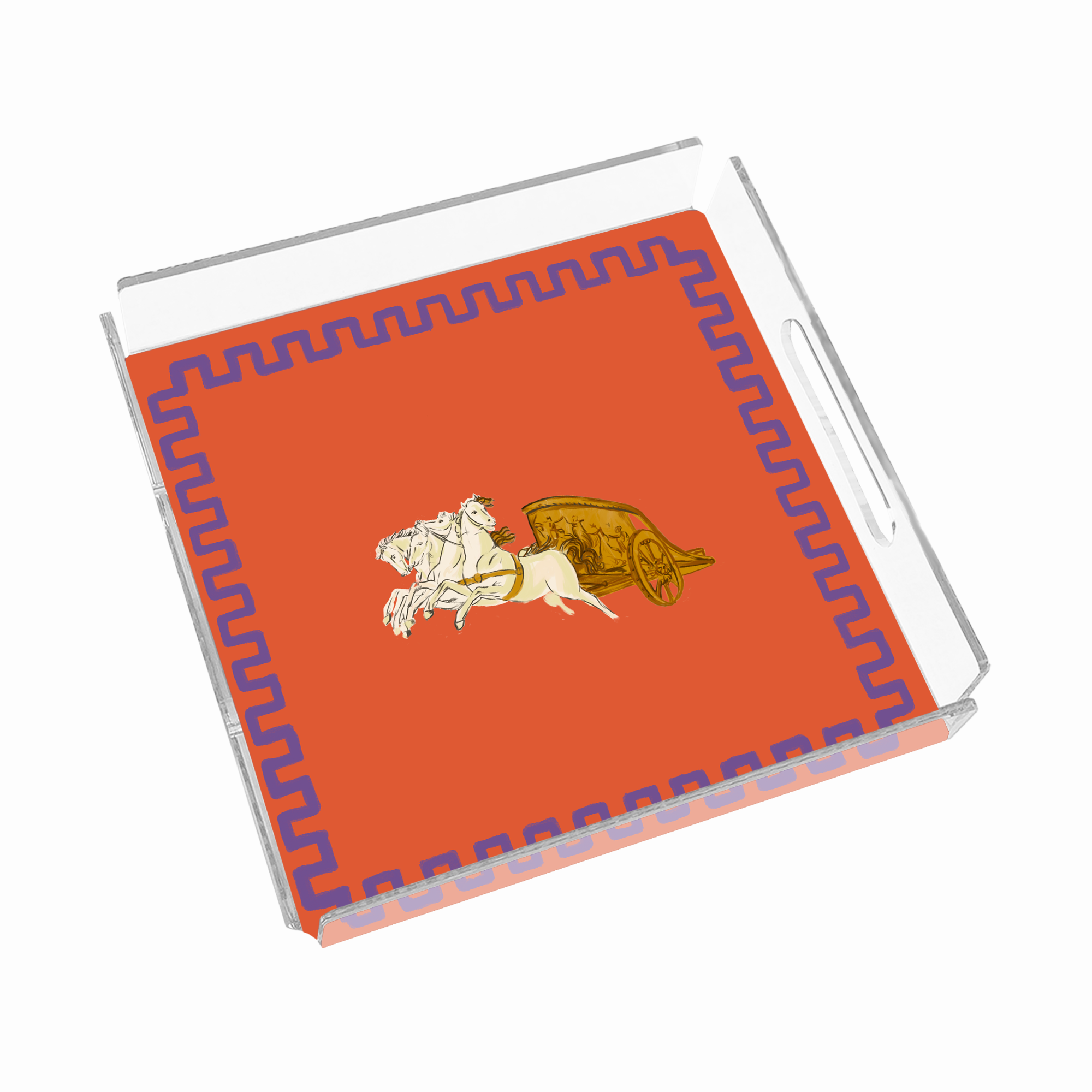 Imperium Orange 35x35 Pleksi Tepsi