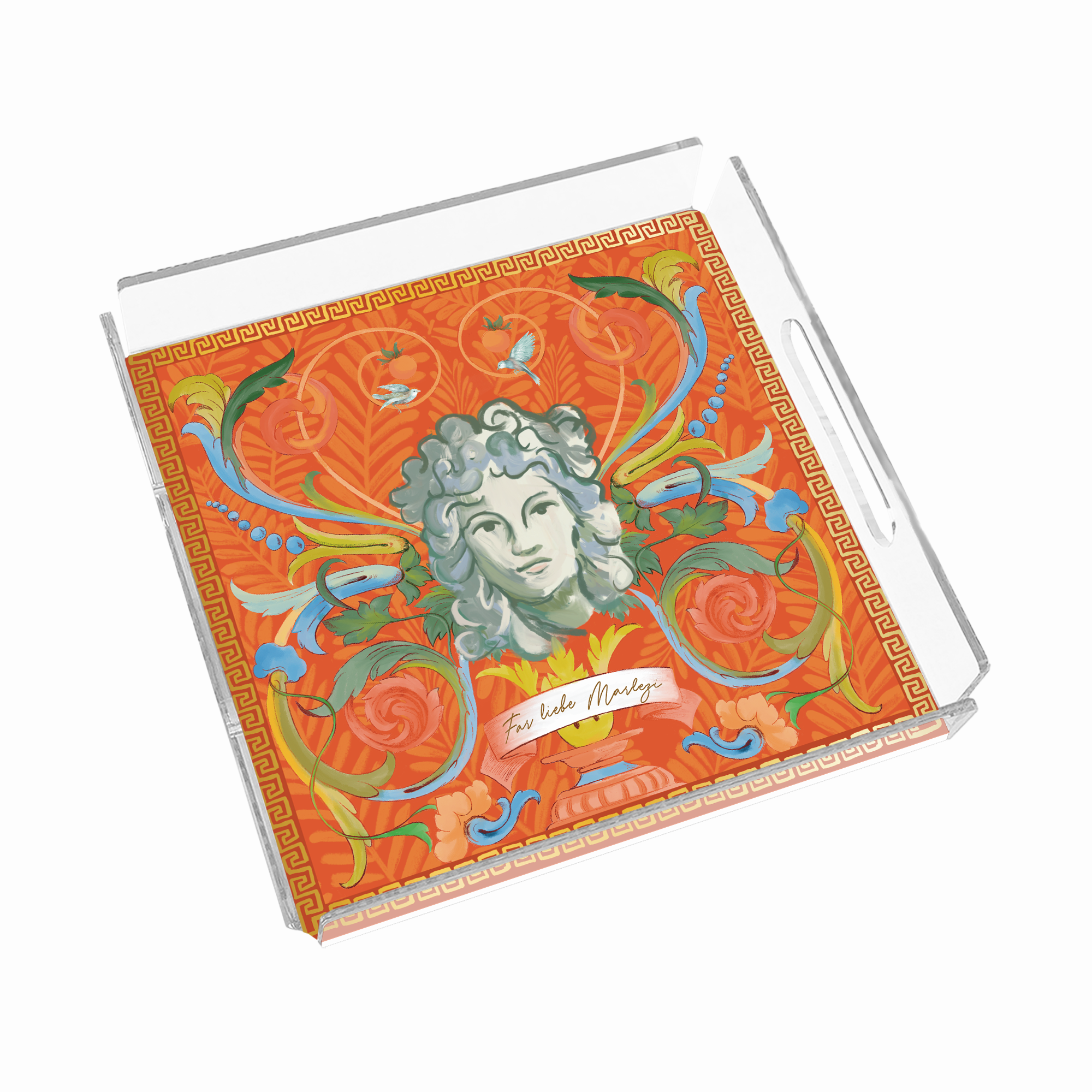 Marlezi 35x35 Pleksi Tepsi