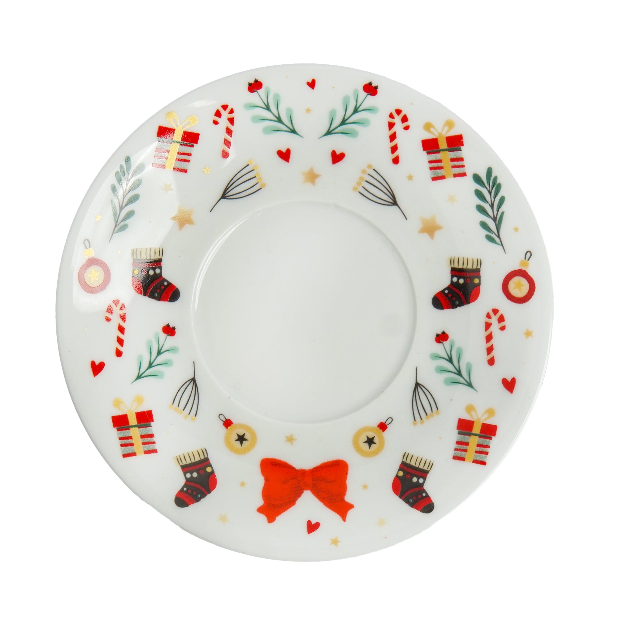 Christmas Nutcracker White Porselen Kahve Fincanı