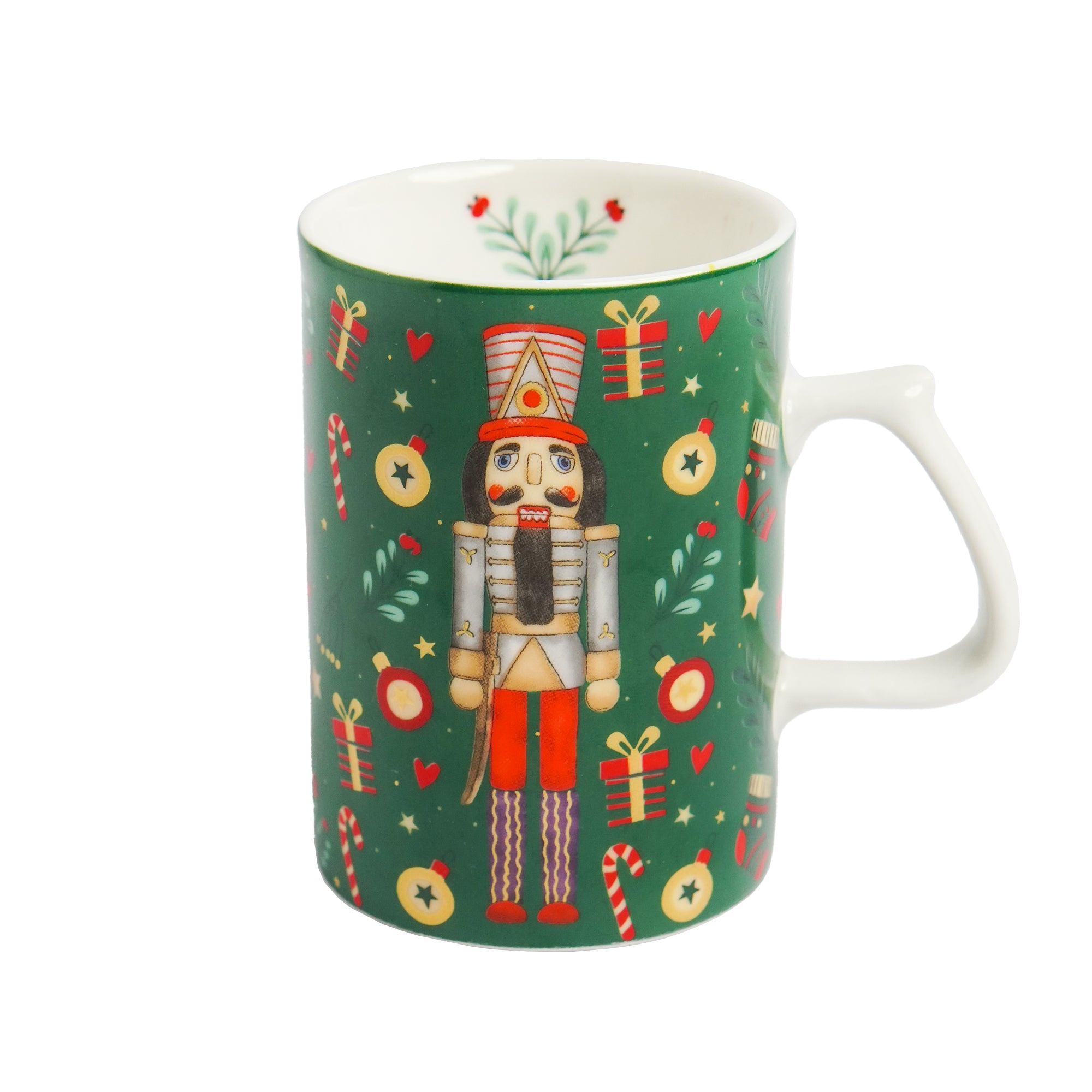 Christmas Nutcracker Green Porselen Kahve Kupası