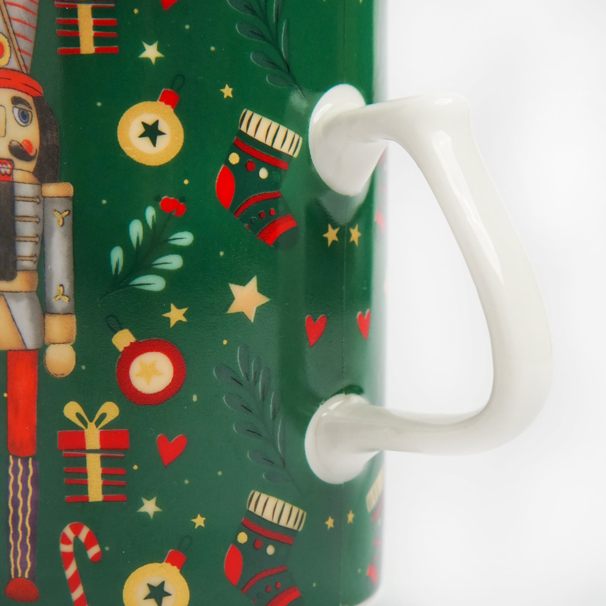 Christmas Nutcracker Green Porselen Kahve Kupası