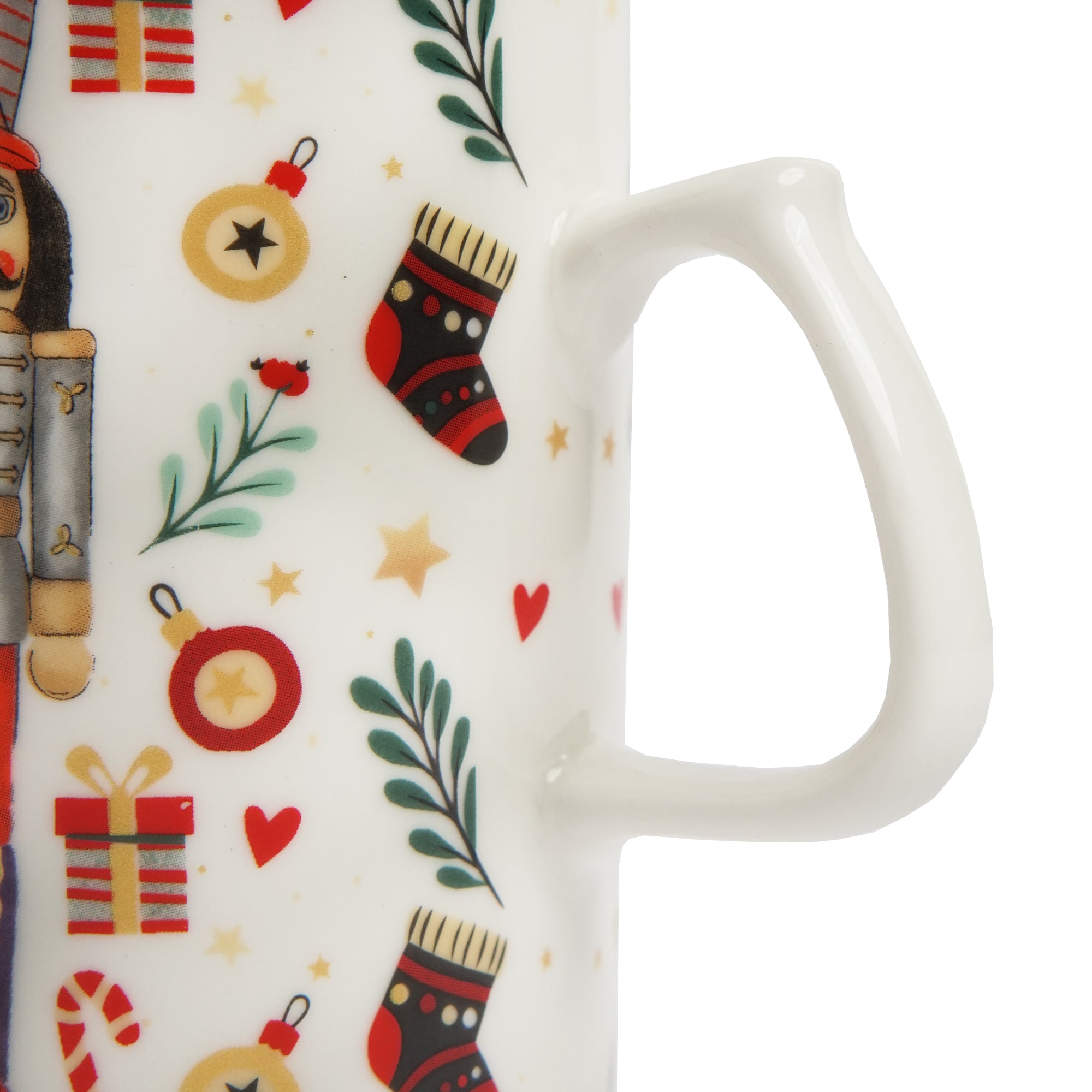 Christmas Nutcracker White Porselen Kahve Kupası