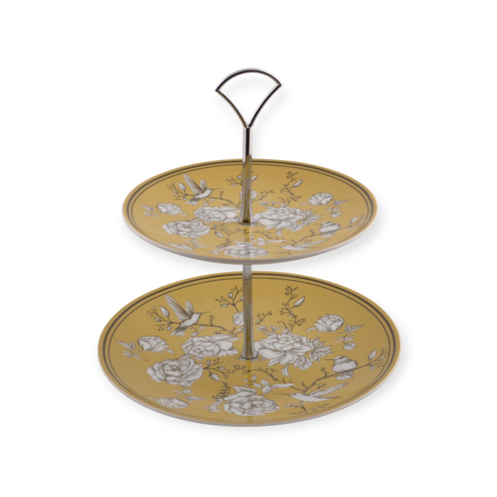 Rose Glow Yellow 2 Katlı Kek Standı