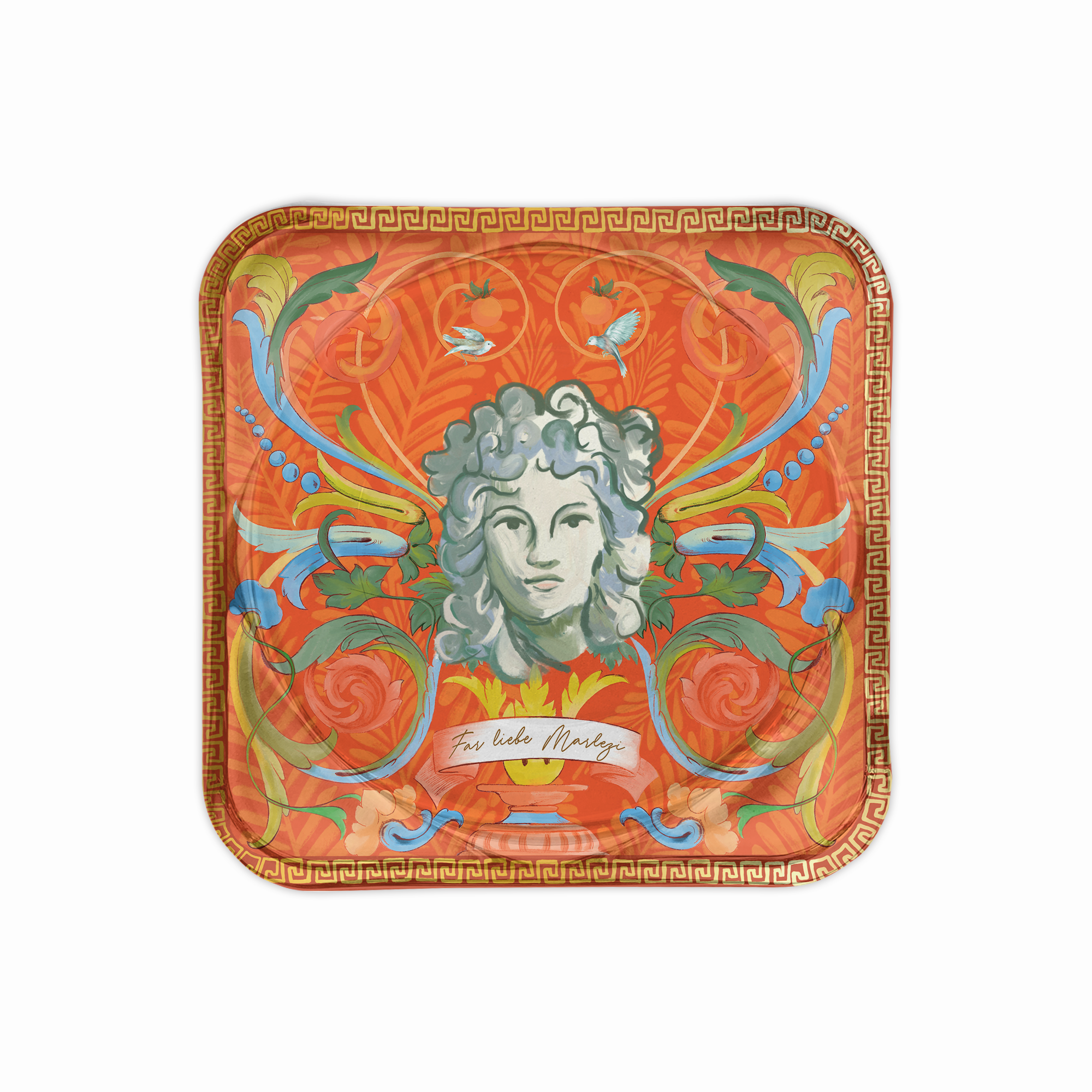 Marlezi Cam Bardak Altlığı