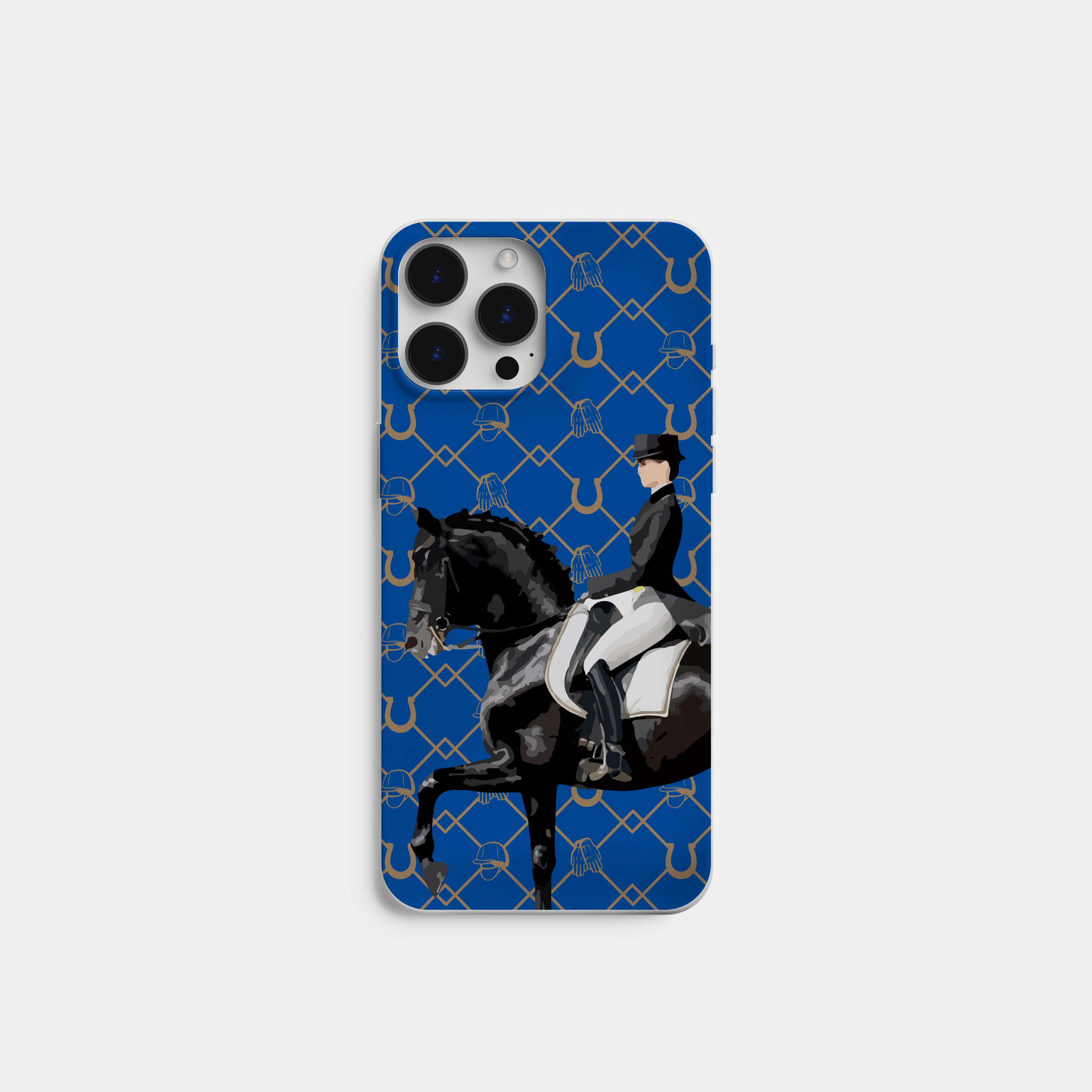 Equestrian Blue Telefon Kılıfı