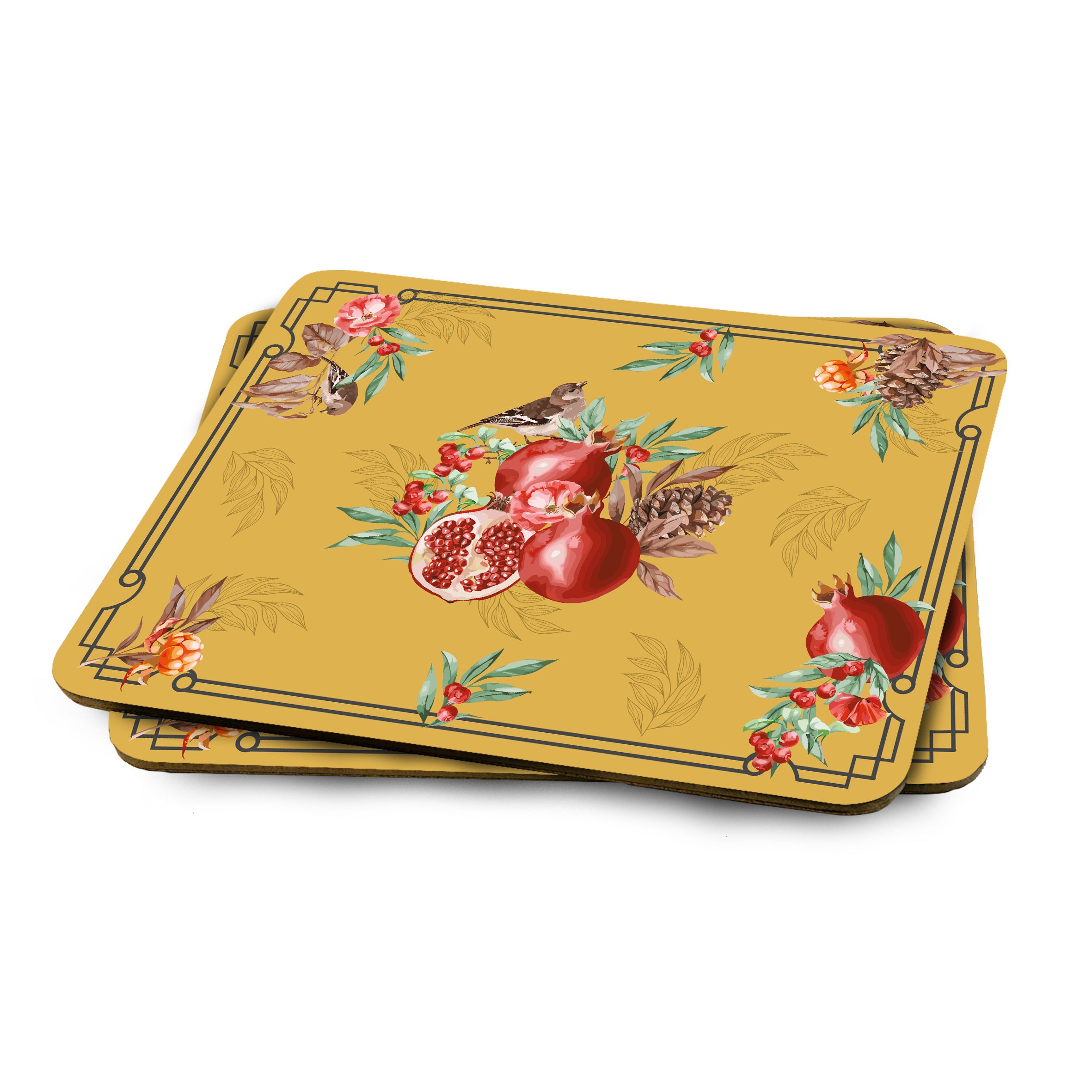 Pomegranate Yellow 2'li Mdf Amerikan Servis