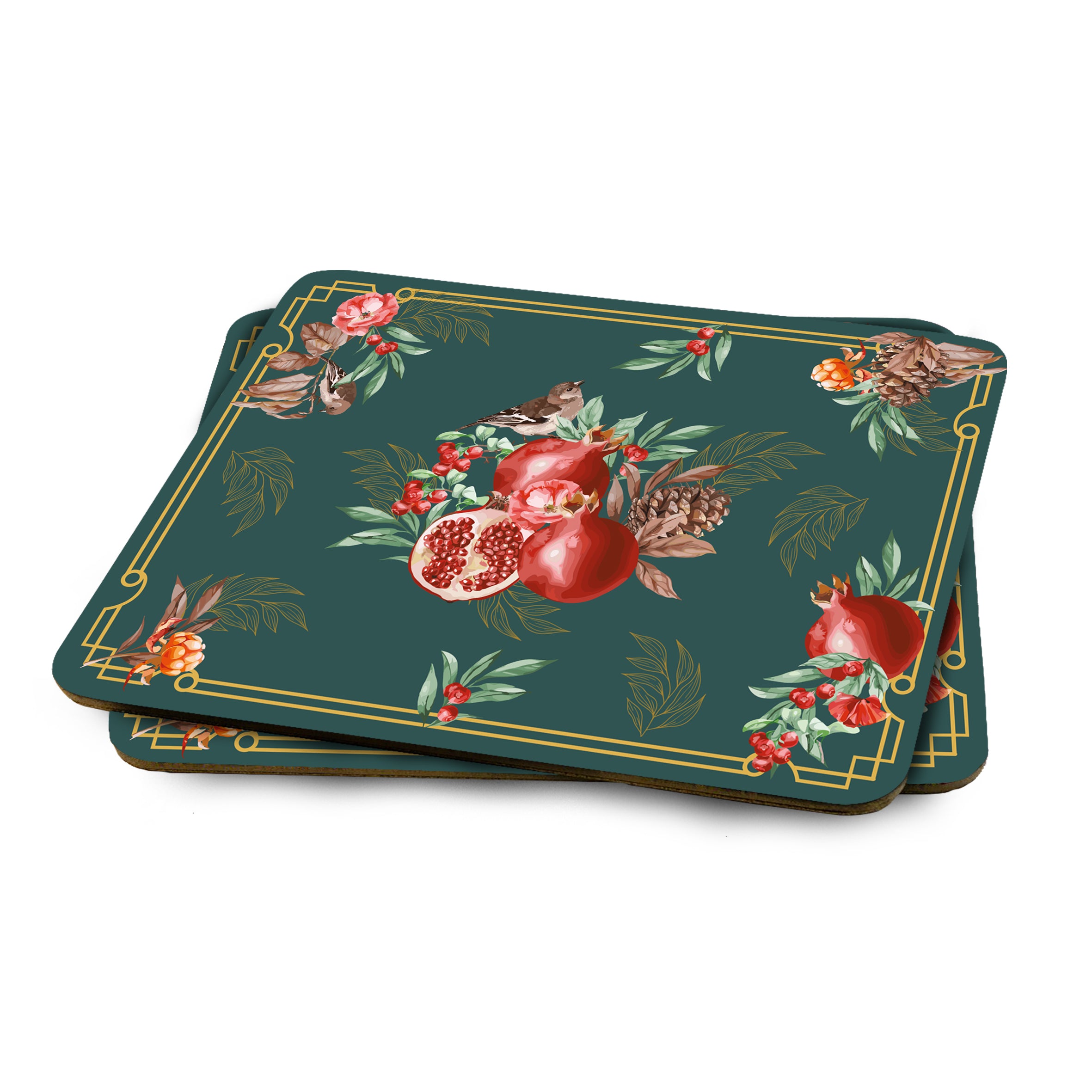 Pomegranate Green 2'li Mdf Amerikan Servis